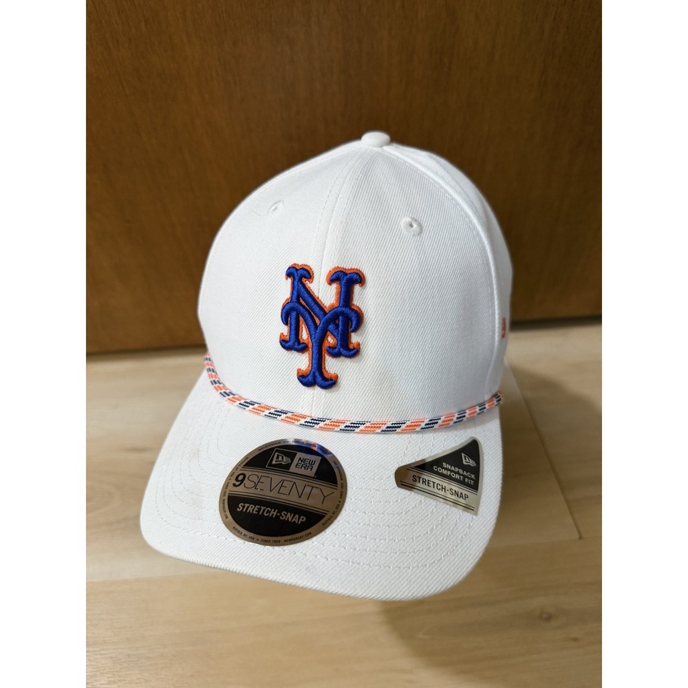 New Era 9SEVENTY New York Mets Cap Snapback Hat Rope Stretch Snap New